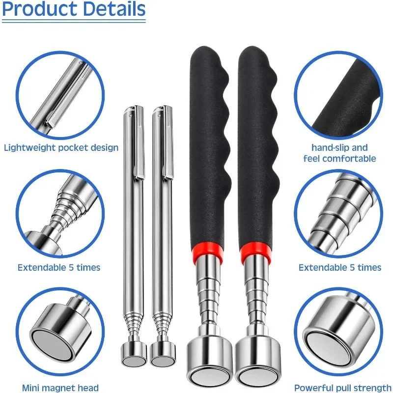 Telescopic Magnetic Pen Portab - огляд і ціна Fishing Rod Telescopic