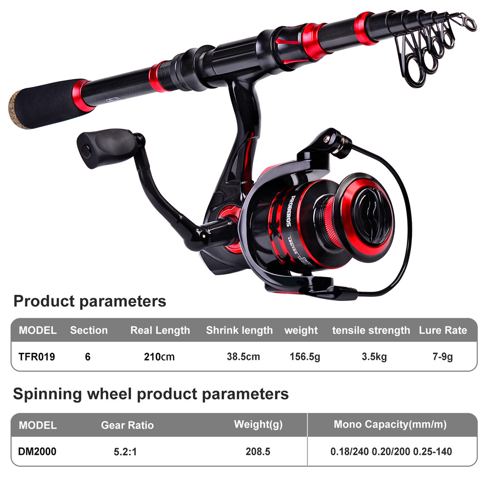 Carbon Fiber Long Casting Bait - огляд і ціна Fishing Rod Combo