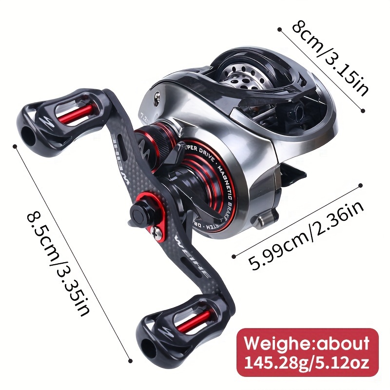 WEIHE  Carbon  Body Baitcastin - огляд і ціна Abu Garcia Reel Max