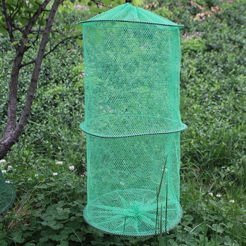 Folding Round Nylon Mesh Metal - огляд і ціна Fishing Rod Casting